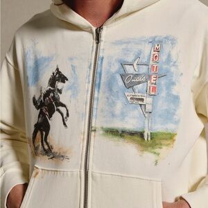 Coach Cream Graphic Hoodie
